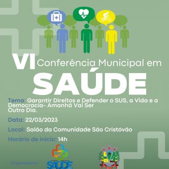 VI conferência Municipal em Saúde