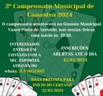 2°CAMPEONATO MUNICIPAL DE CANASTRA 2024