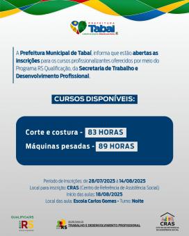 INSCRIÇÕES ABERTAS! INSCRIÇÕES ABERTAS!