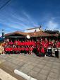Banda Marcial Municipal de Tabaí participa do Desfile Cívico em Fazenda Vilanova